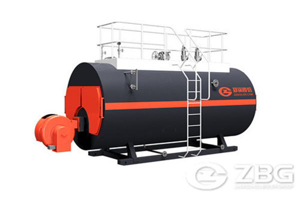 8 ton oil gas steam boiler for a food factory