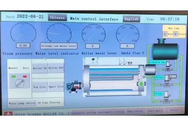 WNS Horizontal Gas Oil Fired Steam Boiler Manufacturer
