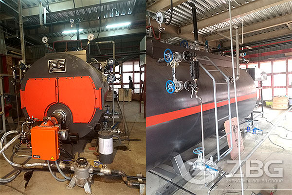 1 Ton Heavy Oil Steam Boiler to Madagascar