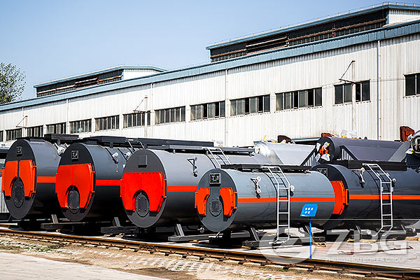 What is the utilization ratio of natural gas boilers