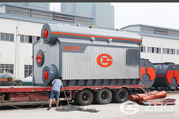 Water tube gas boiler