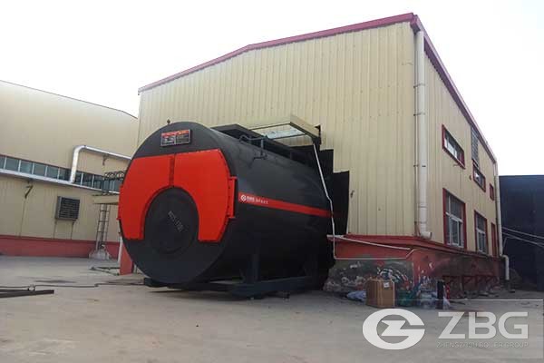 natural gas fired hot water boiler
