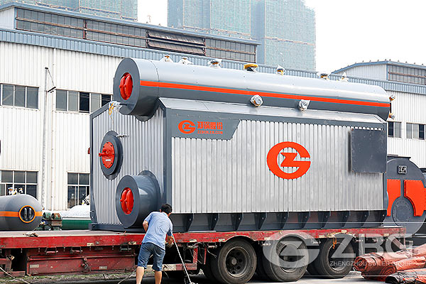 10 ton natural gas water tube boiler shipping to Thailand
