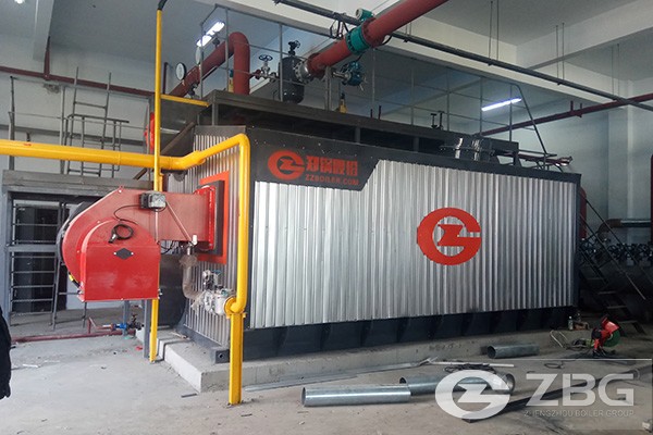 SZS fuel oil & gas steam boiler