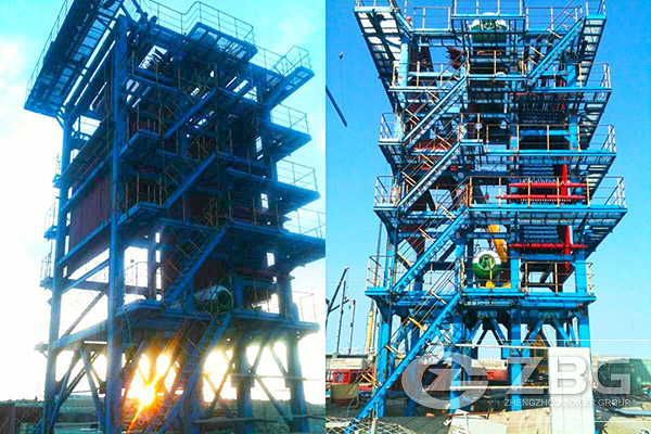 Kazakhstan Petroleum Coke Calcining Waste Heat Boiler Projec