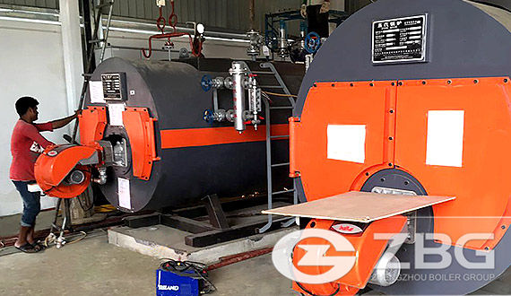 gas oil steam boiler