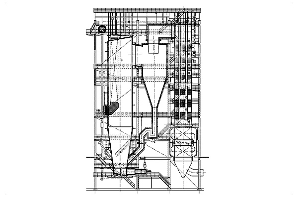Large furnace, low fuel costs