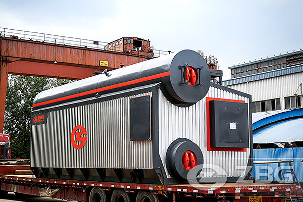 package gas oil water tube boiler