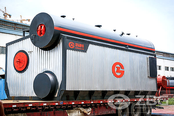 d type water tube gas oil boiler