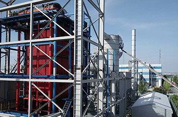 Korea 30 Ton Biomass Corner Tube Boiler