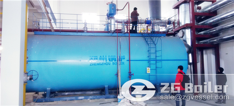 gas & oil fired boiler